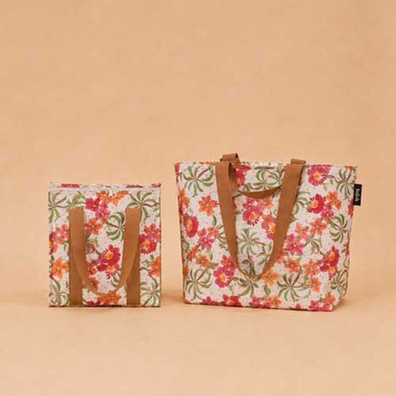 Kollab Shopper Tote Hibiscus Retreat image number 3